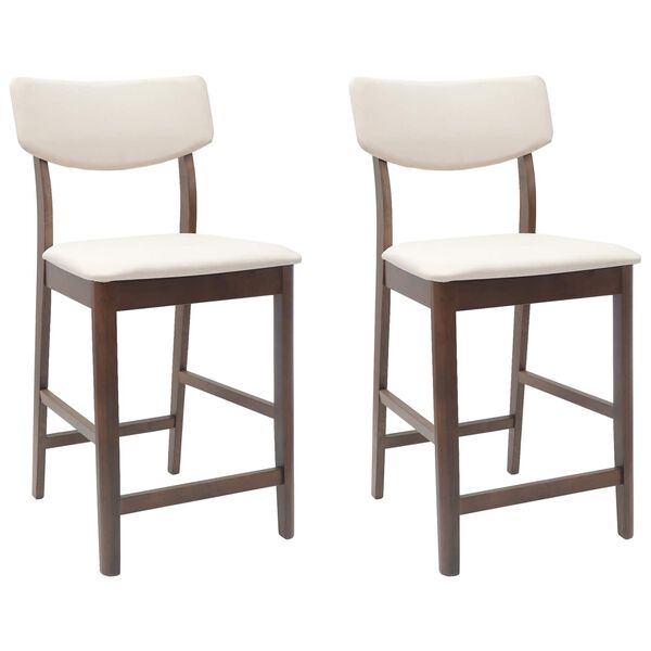 vidaXL Dining Chairs 2 pcs Light Brown 48 x 49 x 95 cm