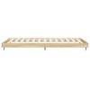 vidaXL Bed Frame without Mattress Sonoma Oak 75x190 cm Small Single Engineered Wood