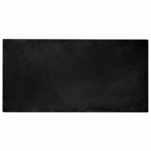 vidaXL Faux Rabbit Fur Rug Olite Black 100 x 200 cm Polyester