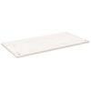 vidaXL Desk Top White 100x60x2.5 cm Solid Wood Pine