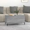 vidaXL Coffee Table Grey Sonoma 90x44.5x45 cm Engineered Wood