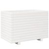vidaXL Garden Planter White 70x40x49.5 cm Solid Wood Pine