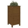 vidaXL Garden Planter Honey Brown 40x40x78 cm Solid Wood Pine