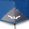 vidaXL Family Tent with LED 9-Person Light Blue Quick Release