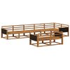 vidaXL Outdoor Sofa Set 8 pcs Natural Solid Acacia Wood