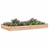 vidaXL Garden Raised Bed with Liner 240x120x25 cm Solid Wood Fir