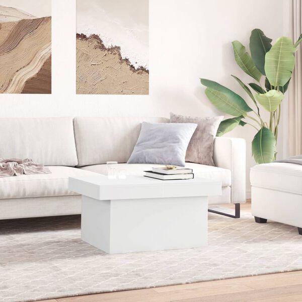 vidaXL Coffee Table White 100x55x40 cm Engineered Wood