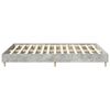 vidaXL Bed Frame No Mattress Concrete Grey 140x200 cm Engineered Wood
