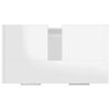 vidaXL Bathroom Cabinet High Gloss White 60x33x61 cm Engineered Wood