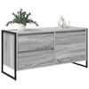 vidaXL TV Cabinet Grey Sonoma 100 x 36 x 49.5 cm Engineered Wood