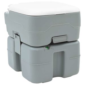 vidaXL Camping Toilet Grey 41.5 x 36.5 x 42 cm