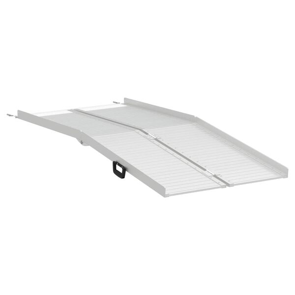 vidaXL Ramp for Wheelchair 270 kg Silver 183 x 73 x 5 cm Aluminium