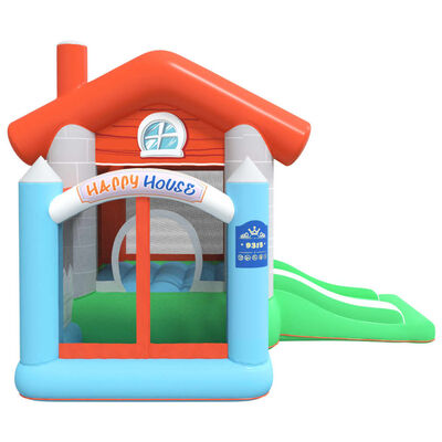 vidaXL Happy Hop Inflatable Bouncer with Slide 272x257x220 cm PVC