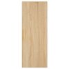vidaXL Highboard Sonoma Oak 34.5x34x180 cm Engineered Wood