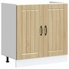 vidaXL Sink Base Cabinet Lucca Sonoma Oak Engineered Wood