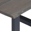 vidaXL Coffee Table with Live Edges Grey 60x60x40 cm Solid Acacia Wood