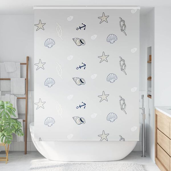 vidaXL Shower Roller Blind with Cassette 160x240 cm Fabric Width 156 cm