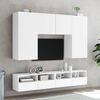 vidaXL TV Wall Cabinets 2 pcs White 80x30x30 cm Engineered Wood