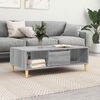 vidaXL Coffee Table Grey Sonoma 103.5 x 60 x 35 cm Engineered Wood