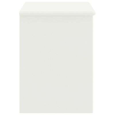 vidaXL Bedside Cabinet White 35x30x40 cm Solid Pinewood