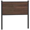 vidaXL Replace Headboard Brown Oak 80 cm Engineered Wood and Steel