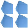 vidaXL Puzzle Exercise Mats 24 pcs Blue 8.64 ㎡ EVA Foam