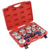 vidaXL 19 Piece Oil Filter Cap Set