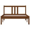 vidaXL Bed Frame without Mattress Honey Brown Solid Wood 100x200 cm