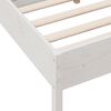 vidaXL Bed Frame without Mattress White 140x190 cm Solid Wood Pine