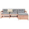 vidaXL 4 Piece Garden Sofa Set Solid Wood Douglas Fir
