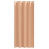 vidaXL Blackout Curtains with Rings 2 pcs Light Brown 245 x 140 cm