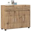 vidaXL Sideboard with Shelf FLORIN Artisan Oak 88.5 x 30.5 x 73 cm