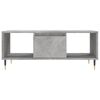 vidaXL Coffee Table Concrete Grey 90x50x36.5 cm Engineered Wood