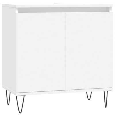 vidaXL Bathroom Cabinet White 58x33x60 cm Engineered Wood
