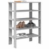vidaXL Shoe Rack Grey Sonoma 61x32x87.5 cm Engineered Wood