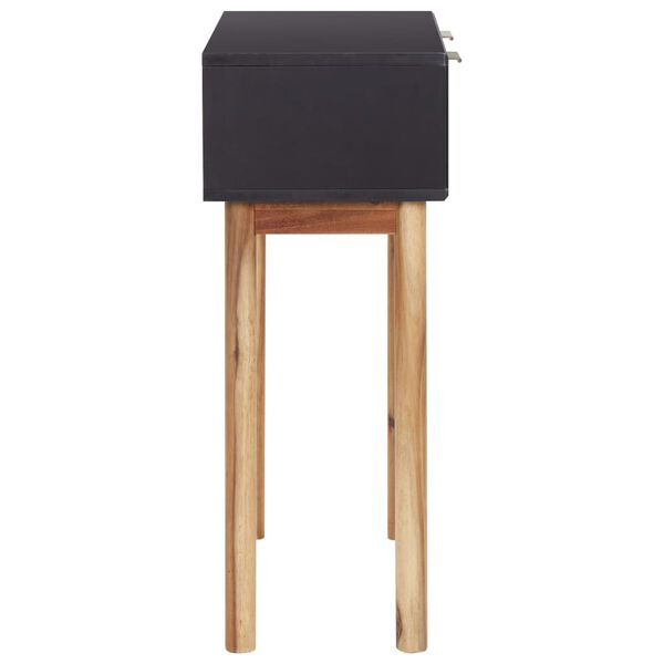 vidaXL Console Table 70x30x75 cm Solid Acacia Wood and MDF