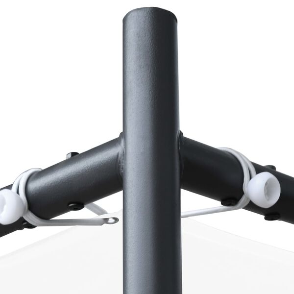 vidaXL Gazebo with Roof 4x4 m White 180 g/m²