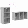vidaXL Hanging Cabinet Grey Sonoma 40 x 29.5 x 80 cm Engineered Wood