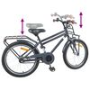 vidaXL Kids Bike 20'' for 6-11 Years Old Dark Grey