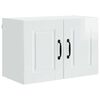 vidaXL Kitchen Cabinet 2 pcs High Gloss White 60 x 31 x 40 cm