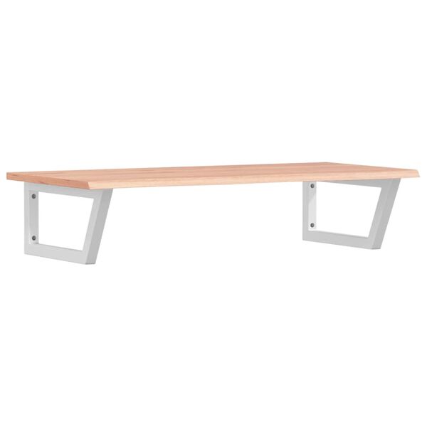 vidaXL Basin Shelf Wall Mounted Steel and Solid Wood Oak