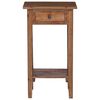 vidaXL Plant Stand with Drawer Brown 34 x 25 x 52 cm Mahogany Wood