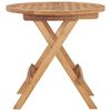 vidaXL Folding Garden Table 50x50x50 cm Solid Teak Wood