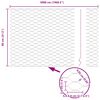 vidaXL Fence with Post Silver 0.8 x 50 m Steel
