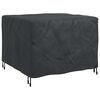 vidaXL Furniture Cover Plain Black 100 x 100 x 70 cm 600D