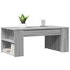 vidaXL Coffee Table Grey Sonoma 102x55x42 cm Engineered Wood