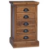 vidaXL Chest of Drawers Natural 35 x 30 x 60 cm Solid Teak Wood