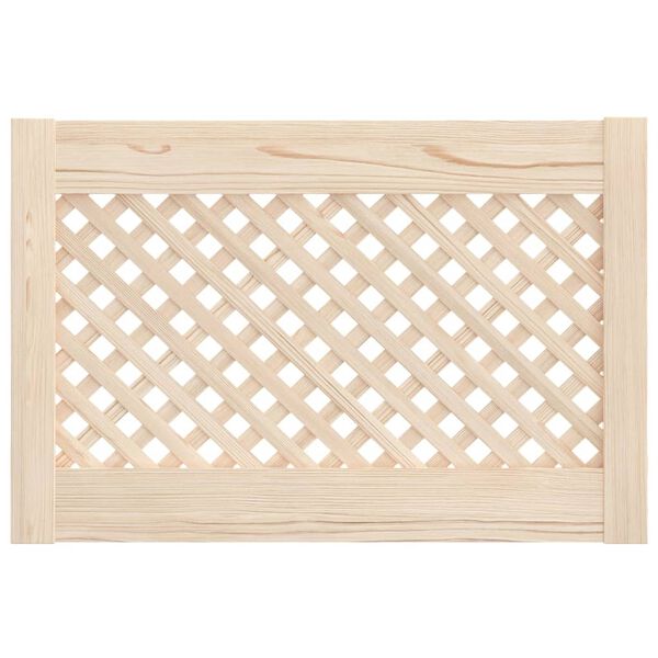 vidaXL Cabinet Doors Lattice Design 2 pcs 59.5x39.5 cm Solid Wood Pine