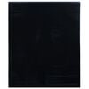 vidaXL Window Film Static Frosted Black 90x1000 cm PVC