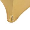 vidaXL 2 pcs Table Covers Stretch 70 cm Gold
